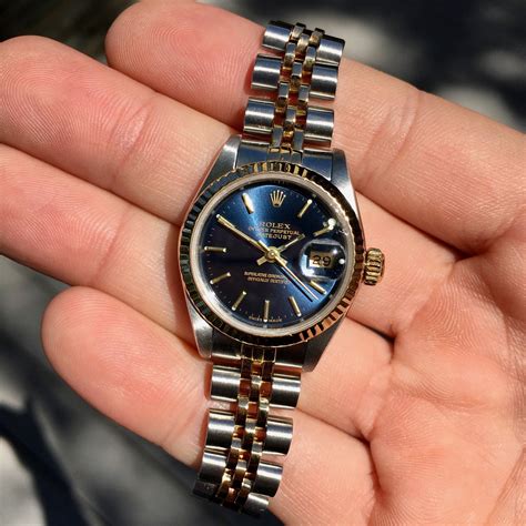 ladies rolex datejust blue dial|rolex datejust blue for sale.